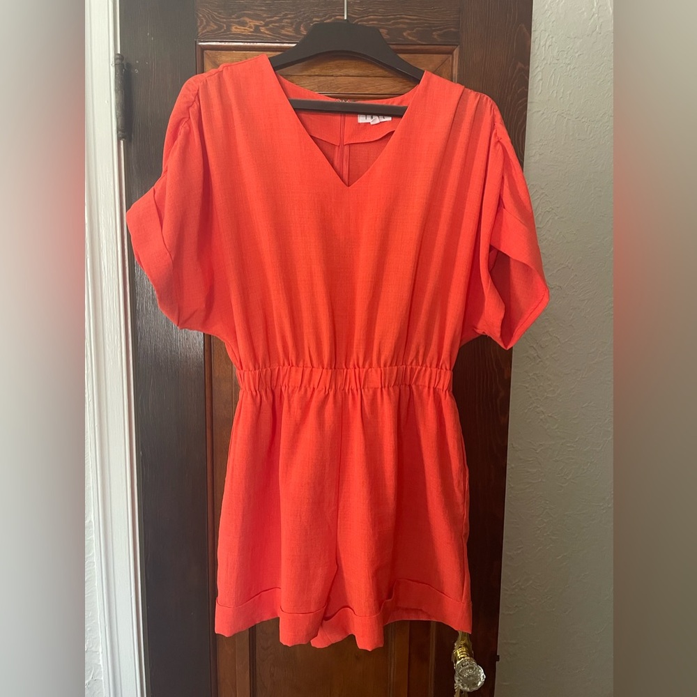 Orange Romper